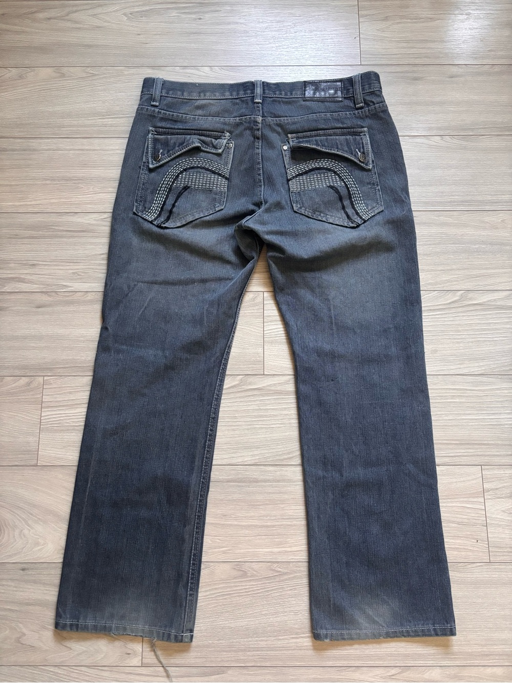 Y2K Denim BB Gear jeans 36 withEmbellished Back Pockets